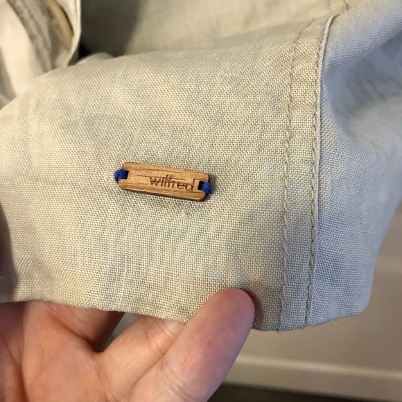 Wilfred linen trench coat sz M - Picture 5 of 8